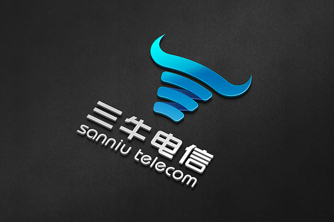logo設(shè)計，公司logo設(shè)計，品牌標(biāo)志設(shè)計， 三牛電信